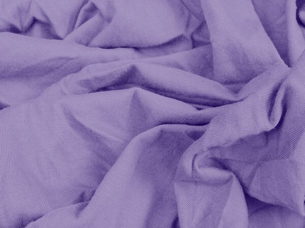 Cearsaf din material Jersey EXCLUSIVE cu elastic violet deschis 160x200-cm