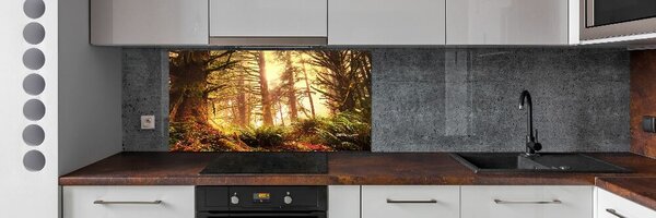 Panou sticla securizata bucatarie pădurea tropicală