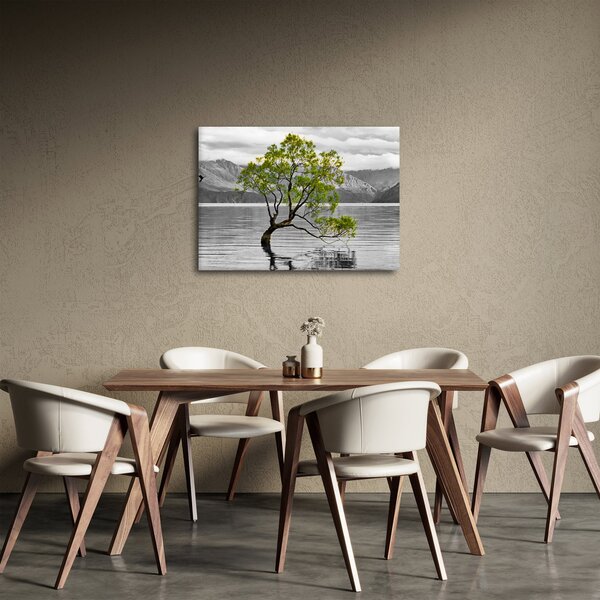 Tablou copacului în mijlocul lacului (70x50 cm)