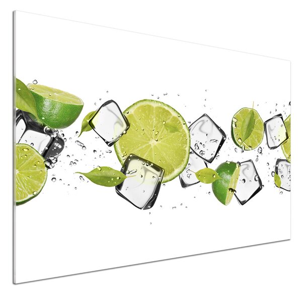 Panou sticla securizata bucatarie Lime de gheață