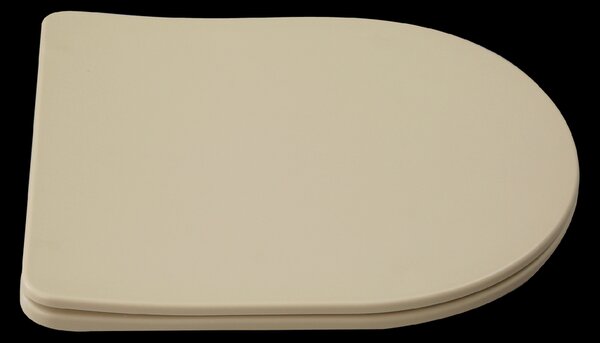 Invena Tavro, vas de toaletă suspendat 490x360x350 mm + capac WC, QFS, bej-cappuccino, INV-CE-71-008-Y