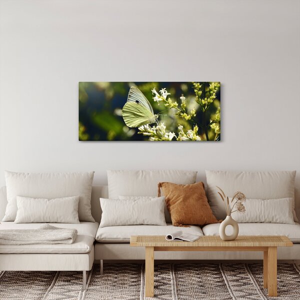 Tablou cu fluture (120x50 cm)