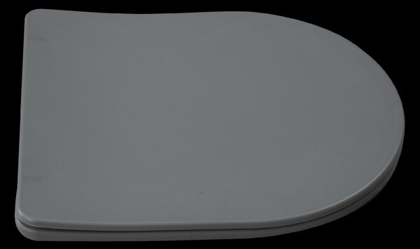 Invena Tavro, vas de toaletă suspendat 490x360x350 mm + capac WC, QFS, gri, INV-CE-71-007-Y