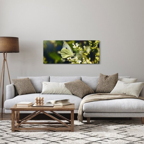 Tablou cu fluture (120x50 cm)