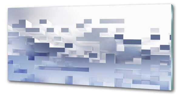 Sticlă bucătărie cuburi de abstractizare