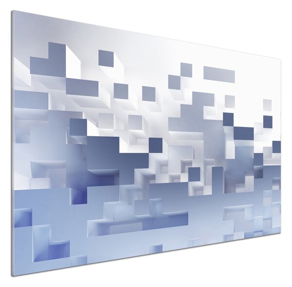 Sticlă bucătărie cuburi de abstractizare