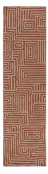 Covor tip traversă teracotă 80x300 cm Kylo – Flair Rugs