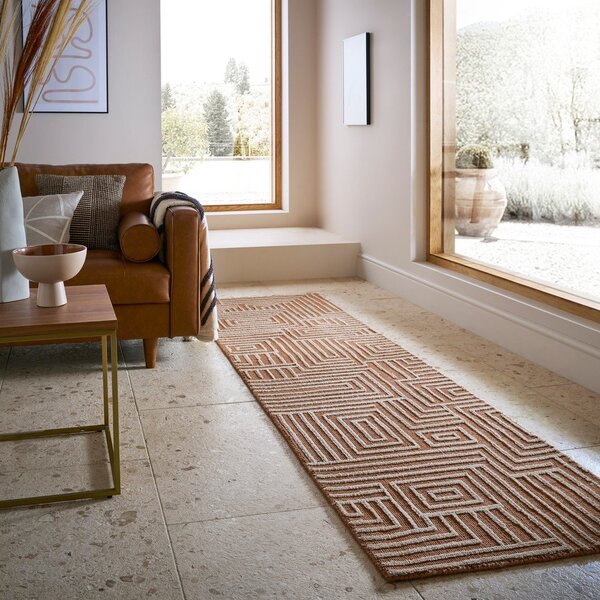 Covor tip traversă teracotă 80x300 cm Kylo – Flair Rugs