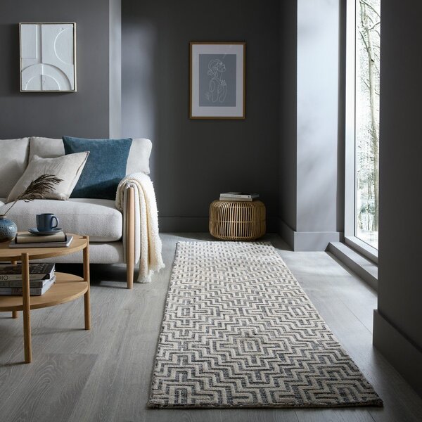 Covor tip traversă gri 80x300 cm Rhett – Flair Rugs