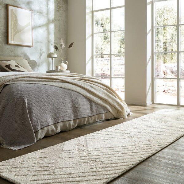 Covor tip traversă crem 80x300 cm Remy – Flair Rugs