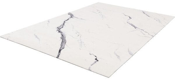 Covor crem din lână 160x240 cm Marble – Agnella