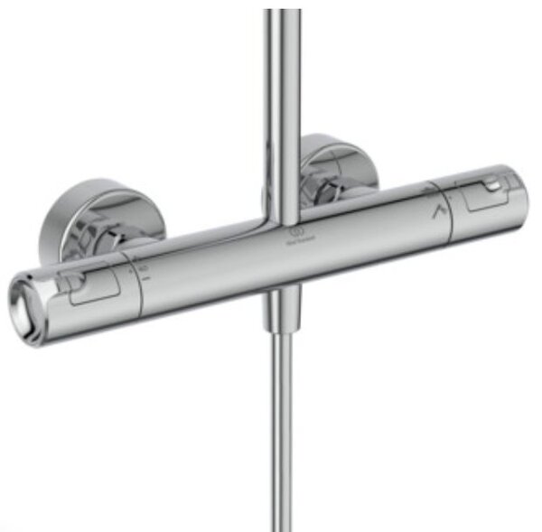 Ideal Standard Ceratherm set de duș perete cu termostat cu duș de ploaie crom A7565AA