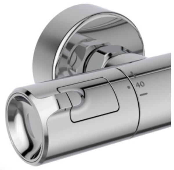 Ideal Standard Ceratherm set de duș perete cu termostat cu duș de ploaie crom A7565AA