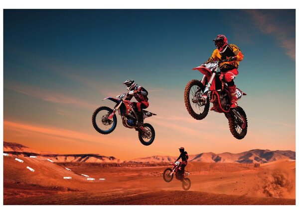 Fototapet motocicliști