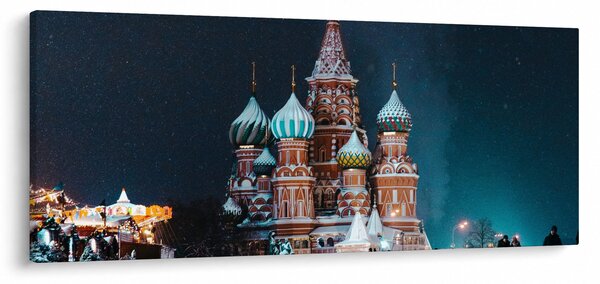 Tablou construcției din Rusia (120x50 cm)