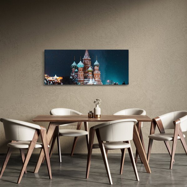 Tablou construcției din Rusia (120x50 cm)