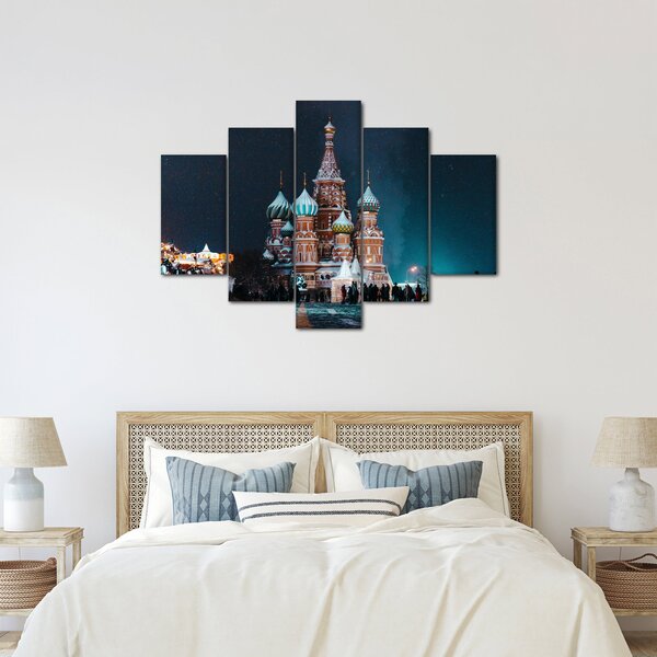 Tablou construcției din Rusia (150x105 cm)