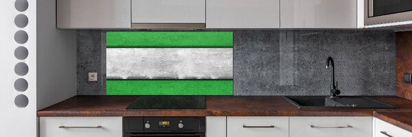 Panou perete bucătărie perete verde