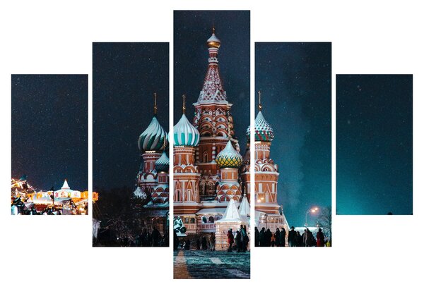 Tablou construcției din Rusia (150x105 cm)