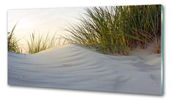 Sticlă printata bucătărie dune de coastă