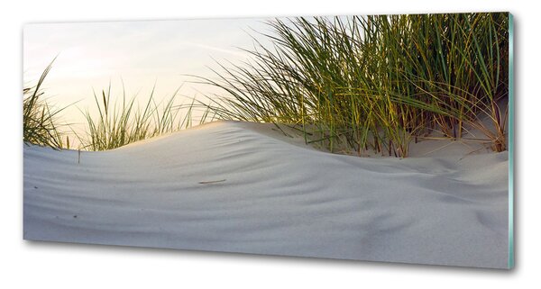 Sticlă printata bucătărie dune de coastă