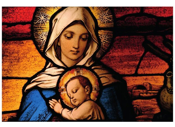 Tapet Fecioara Maria cu Isus