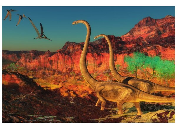 Tapet lumea dinozaurilor