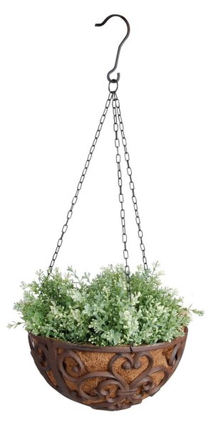 Suport suspendat pentru ghiveci de flori din metal suspendat și de perete ø 30 cm – Esschert Design