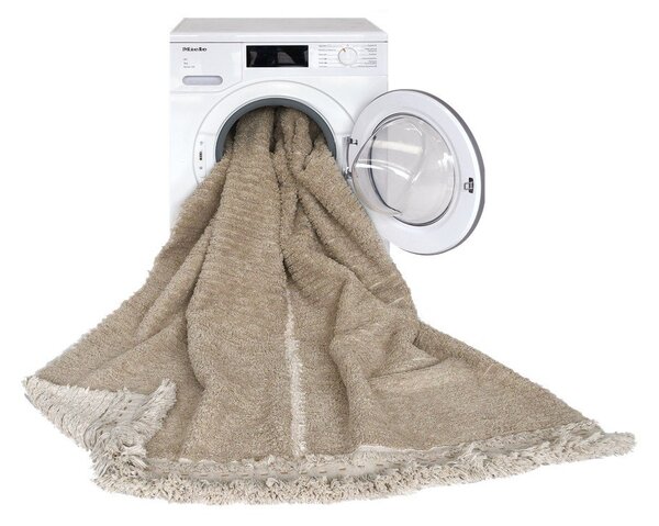Covor bej din bumbac 140x200 cm Duetto Sage – Lorena Canals