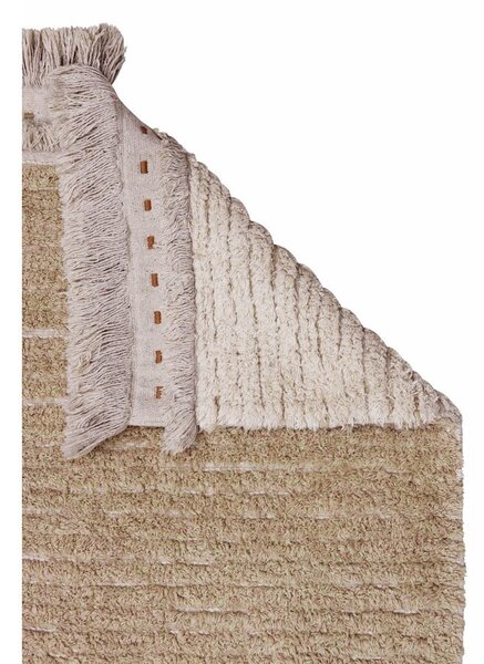 Covor bej din bumbac 140x200 cm Duetto Sage – Lorena Canals