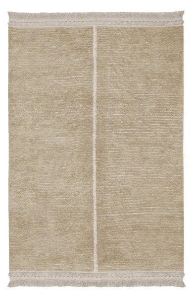 Covor bej din bumbac 140x200 cm Duetto Sage – Lorena Canals