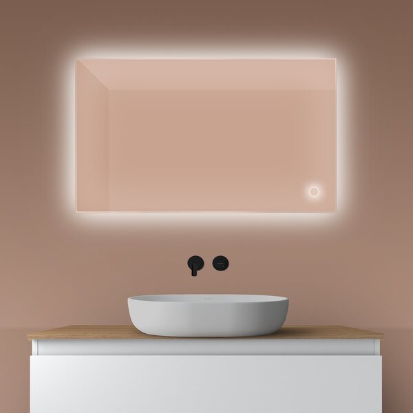 Oltens Nordlis oglindă 60x100 cm dreptunghiular cu iluminare cu covoraș de încălzire 64111000