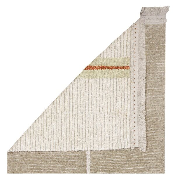 Covor bej din bumbac 140x200 cm Duetto Sage – Lorena Canals