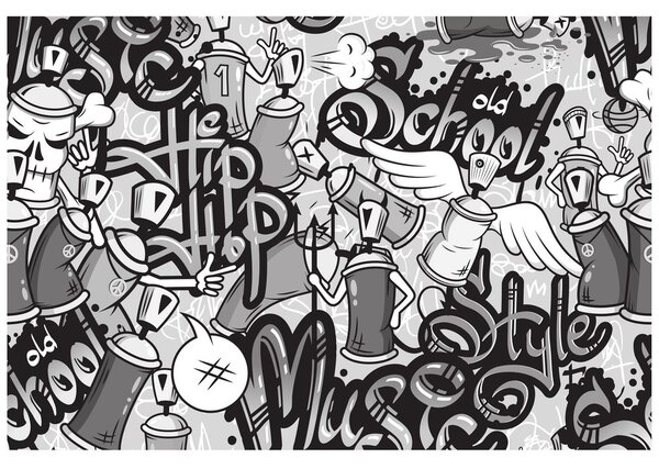 Tapet street art modern