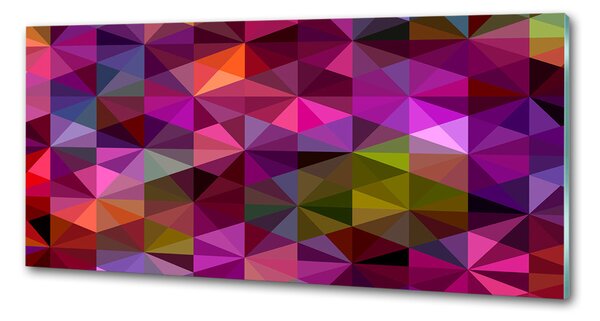 Panou sticlă decorativa bucătărie valuri abstracte