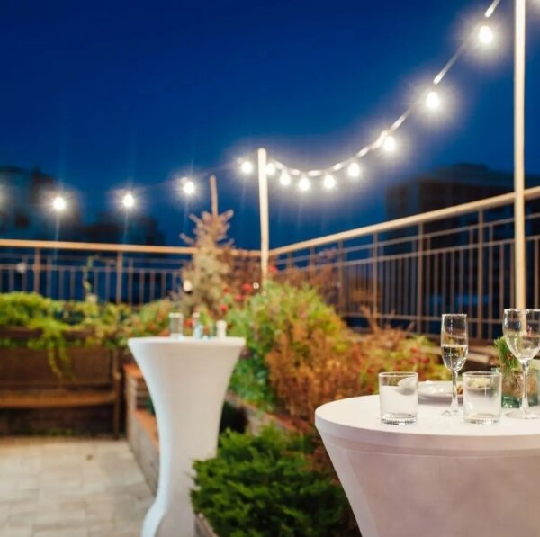 Șir LED exterior STRING 5m 10xLED/0,5W/230V IP44 3000K