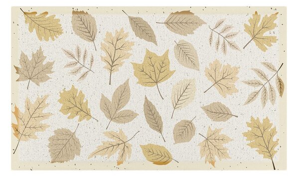 Covoraș de intrare 40x70 cm Autumn Neutral Leaves – Artsy Doormats