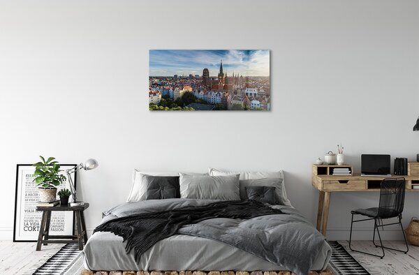 Tablouri acrilice Biserica Gdańsk Panorama
