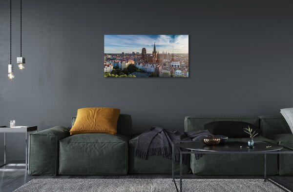 Tablouri acrilice Biserica Gdańsk Panorama