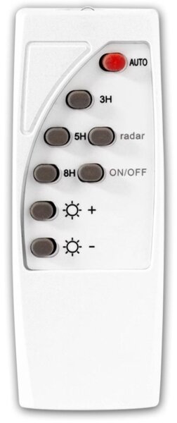 Lampă LED stradală solară cu senzor LED/22W/6V 6500K IP65 negru + telecomandă
