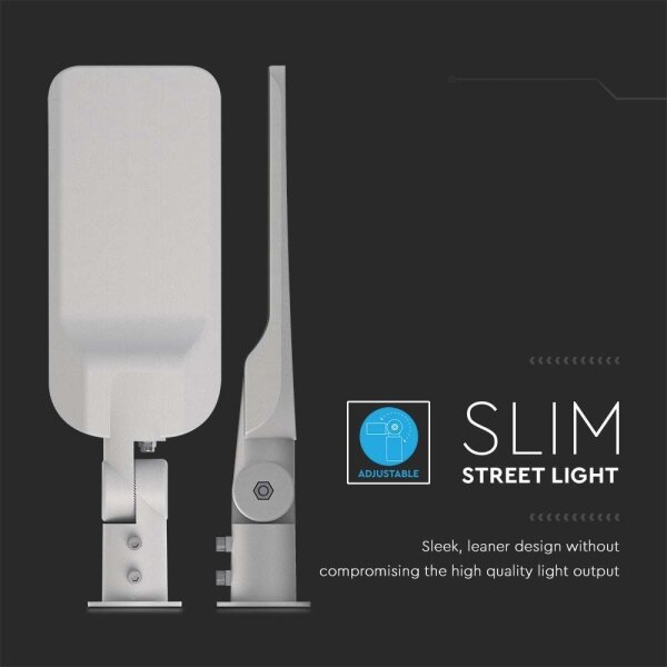 Lampă LED stradală SAMSUNG CHIP LED/30W/230V 6500K IP65 gri