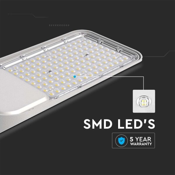 Lampă LED stradală SAMSUNG CHIP LED/30W/230V 6500K IP65 gri