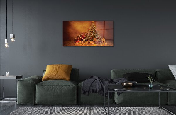 Tablouri acrilice Crăciun lumini Cadouri decor