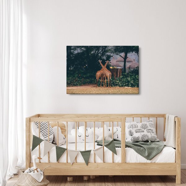 Tablou cu două girafe (90x60 cm)