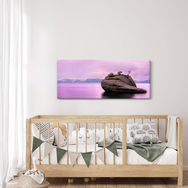 Tablou cu piata în mare (120x50 cm)