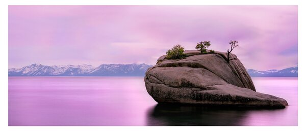 Tablou cu piata în mare (120x50 cm)