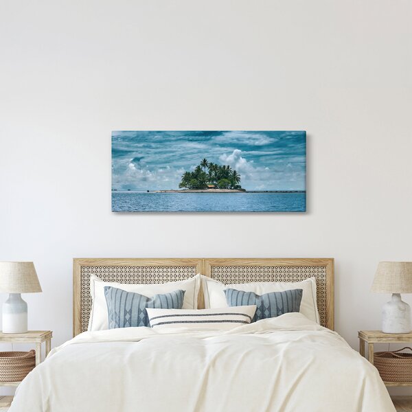 Tablou insula în mare (120x50 cm)