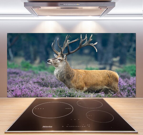 Panou de bucătărie Deer de lavandă