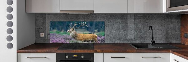 Panou de bucătărie Deer de lavandă