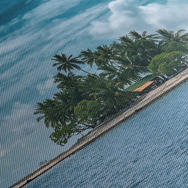 Tablou insula în mare (120x50 cm)